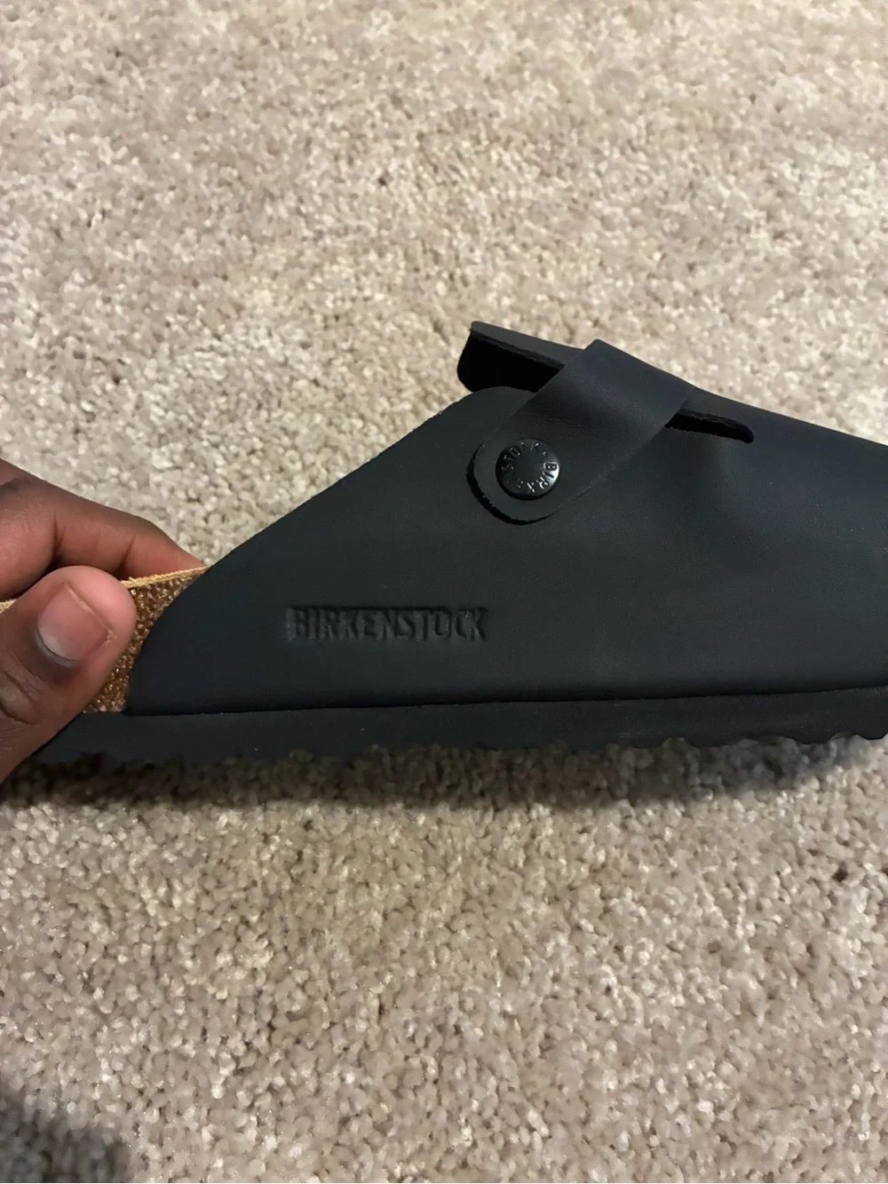 Birkenstock Black Slip-On Clog Sandal